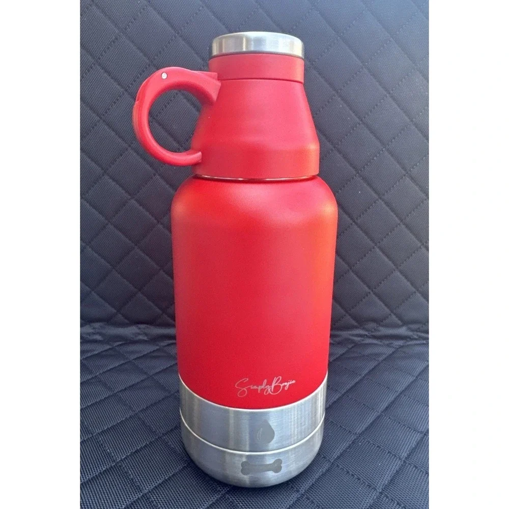 Dog Water Bottle With Travel Bowl 24oz Travel Cup For Pet & Humans
